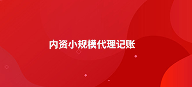 内资小规模代理记账
